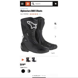 Unworn brand new Motorcycle AllStar SMX Stella Size 8.5